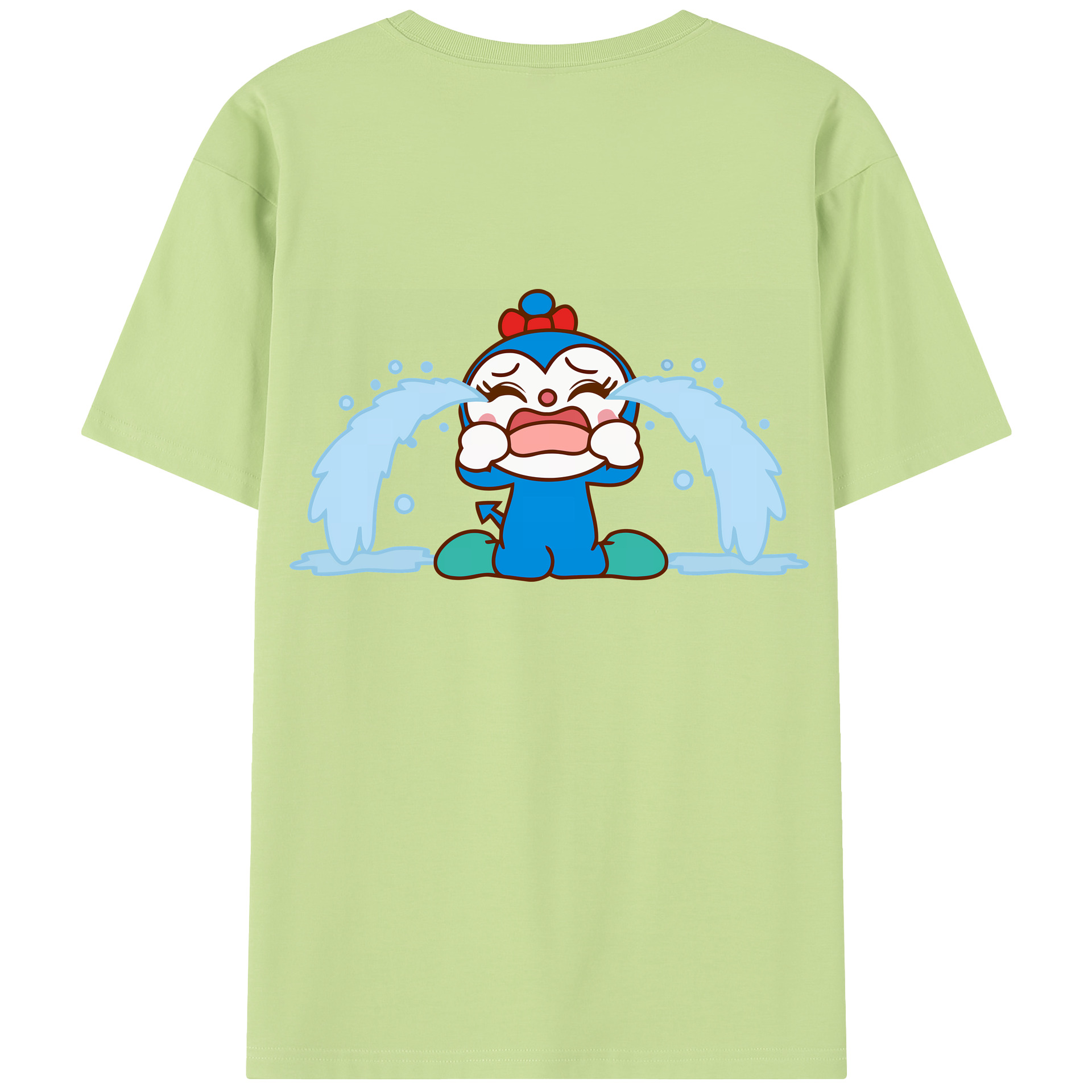 （画像用） アンパンマン Anpanman 綿100％半袖Tシャツ（背面プリント）